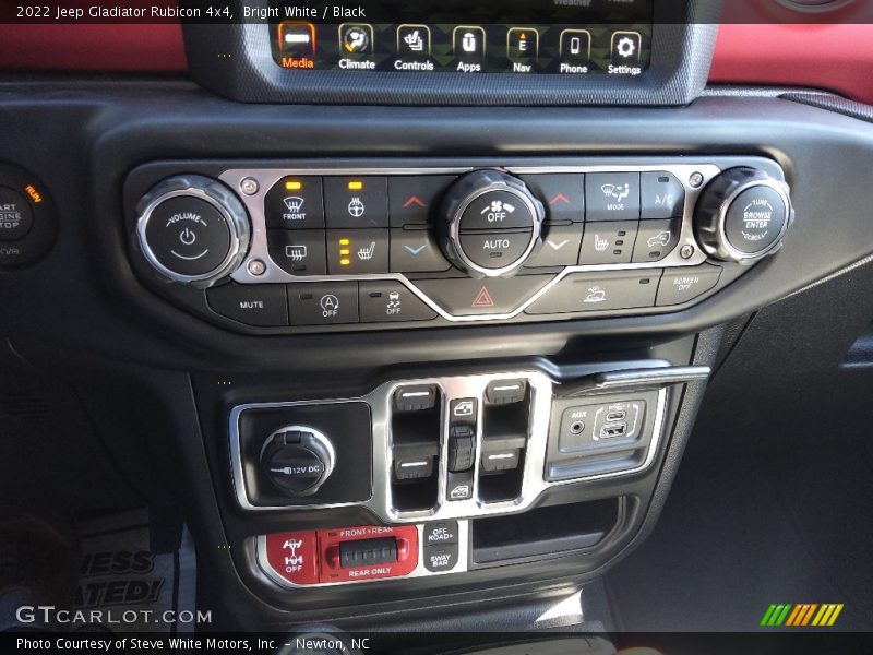 Bright White / Black 2022 Jeep Gladiator Rubicon 4x4