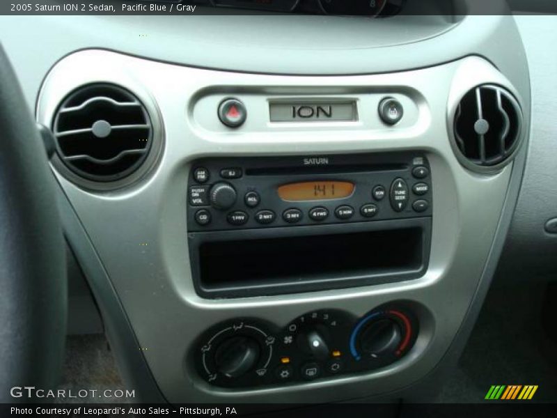 Pacific Blue / Gray 2005 Saturn ION 2 Sedan