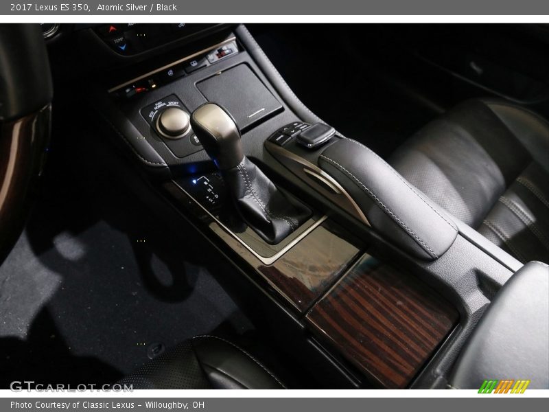 Atomic Silver / Black 2017 Lexus ES 350