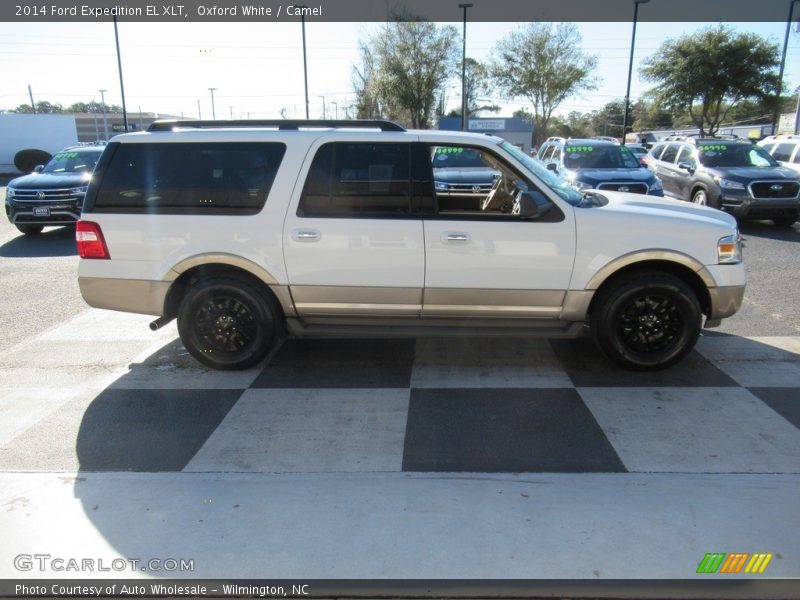 Oxford White / Camel 2014 Ford Expedition EL XLT