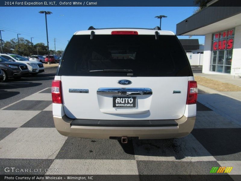 Oxford White / Camel 2014 Ford Expedition EL XLT