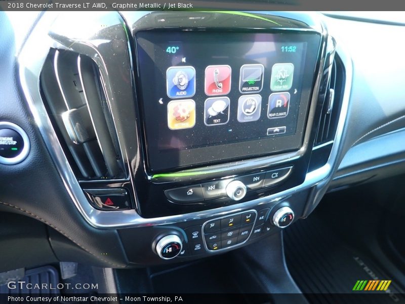 Graphite Metallic / Jet Black 2018 Chevrolet Traverse LT AWD