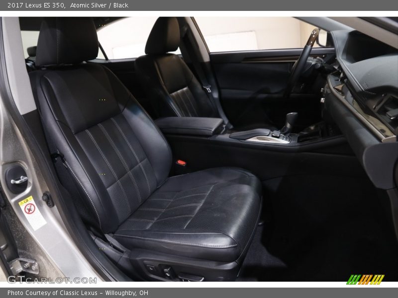 Atomic Silver / Black 2017 Lexus ES 350