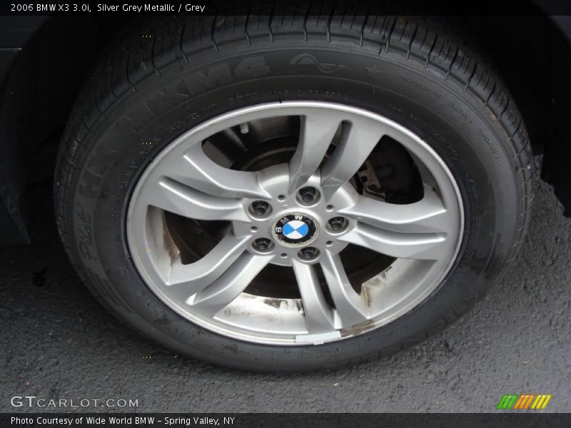Silver Grey Metallic / Grey 2006 BMW X3 3.0i