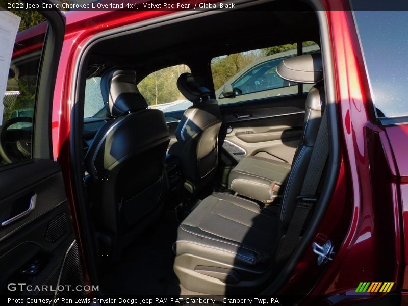 Velvet Red Pearl / Global Black 2022 Jeep Grand Cherokee L Overland 4x4