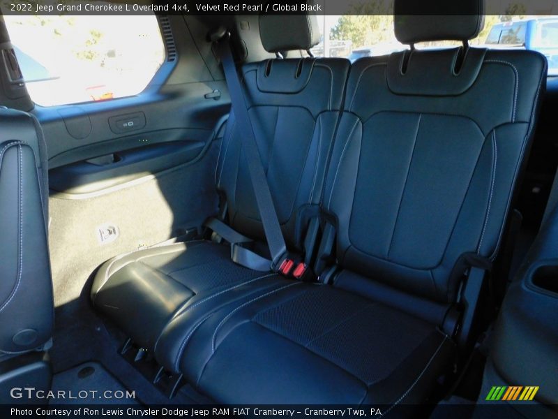 Velvet Red Pearl / Global Black 2022 Jeep Grand Cherokee L Overland 4x4
