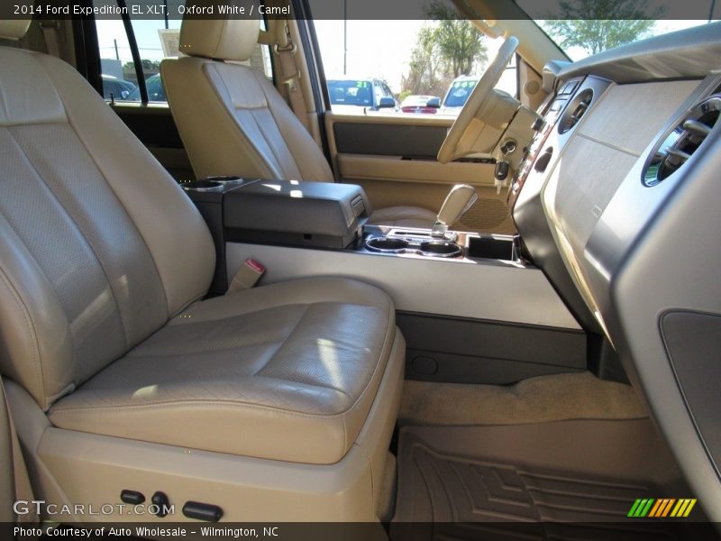 Oxford White / Camel 2014 Ford Expedition EL XLT