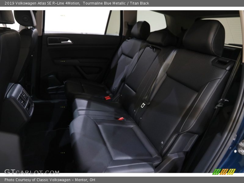 Tourmaline Blue Metallic / Titan Black 2019 Volkswagen Atlas SE R-Line 4Motion