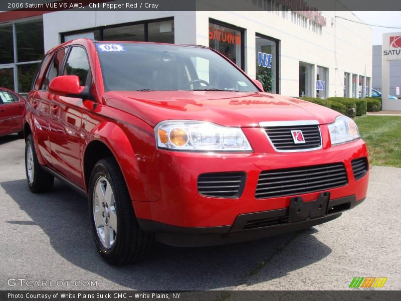 Chili Pepper Red / Gray 2006 Saturn VUE V6 AWD