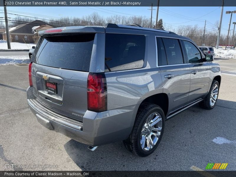 Satin Steel Metallic / Jet Black/­Mahogany 2020 Chevrolet Tahoe Premier 4WD