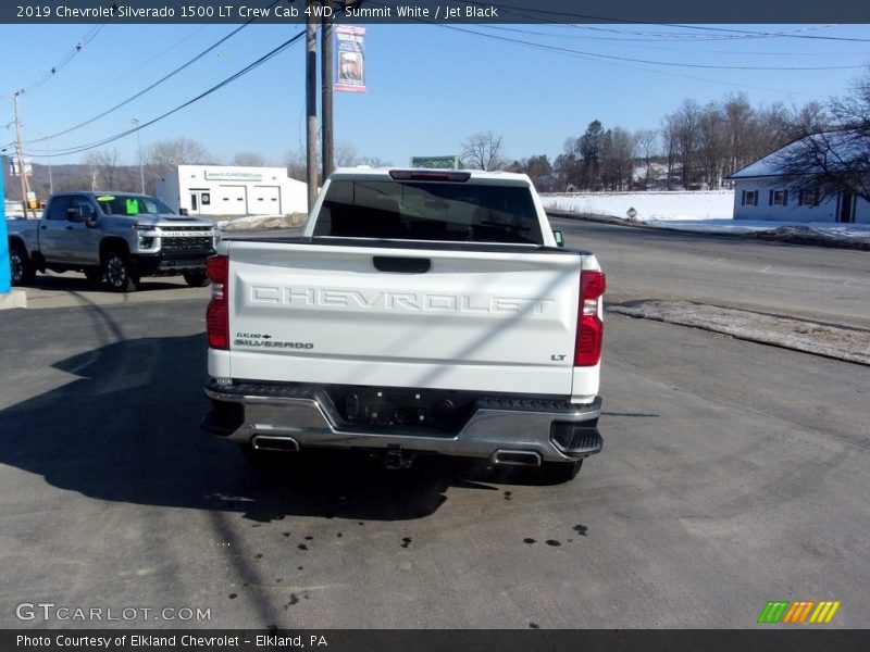 Summit White / Jet Black 2019 Chevrolet Silverado 1500 LT Crew Cab 4WD