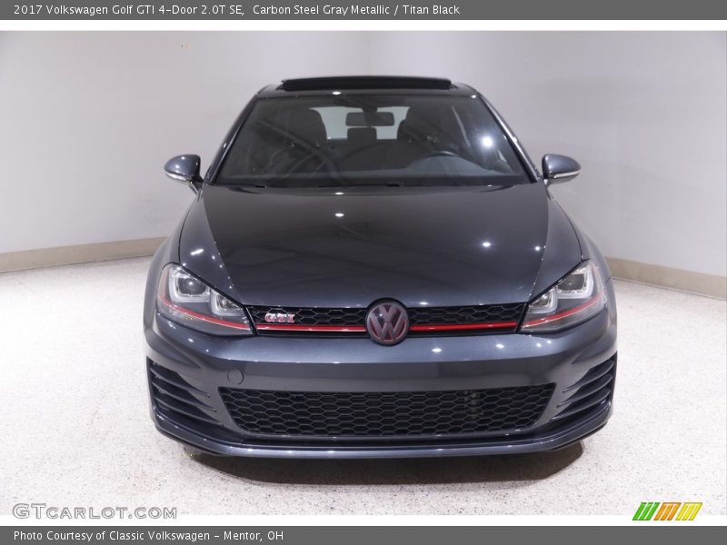 Carbon Steel Gray Metallic / Titan Black 2017 Volkswagen Golf GTI 4-Door 2.0T SE