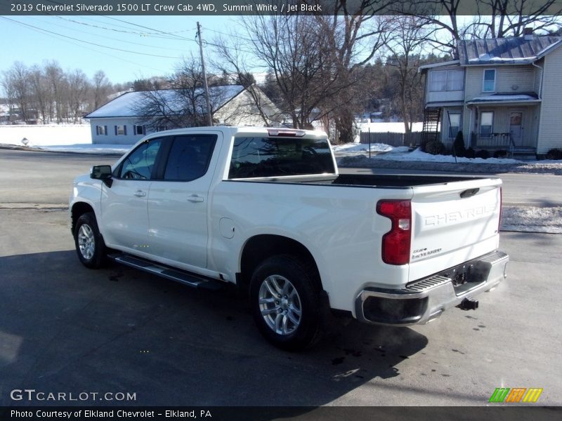 Summit White / Jet Black 2019 Chevrolet Silverado 1500 LT Crew Cab 4WD