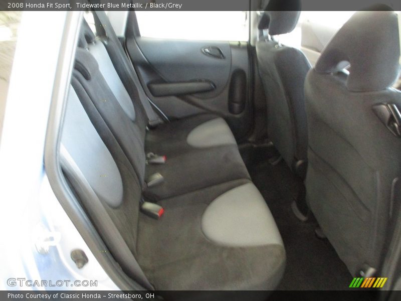 Tidewater Blue Metallic / Black/Grey 2008 Honda Fit Sport