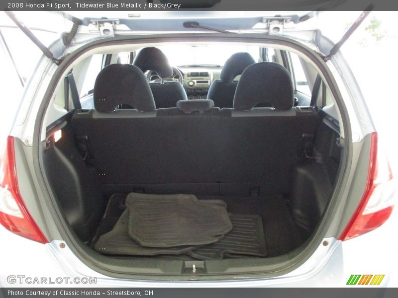 Tidewater Blue Metallic / Black/Grey 2008 Honda Fit Sport