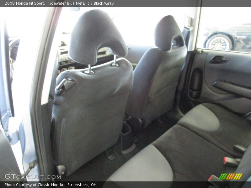 Tidewater Blue Metallic / Black/Grey 2008 Honda Fit Sport