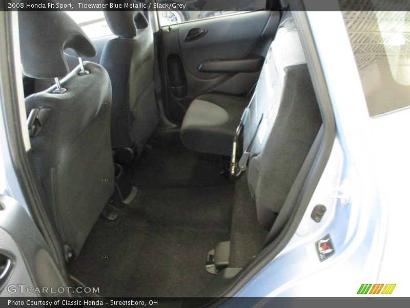 Tidewater Blue Metallic / Black/Grey 2008 Honda Fit Sport
