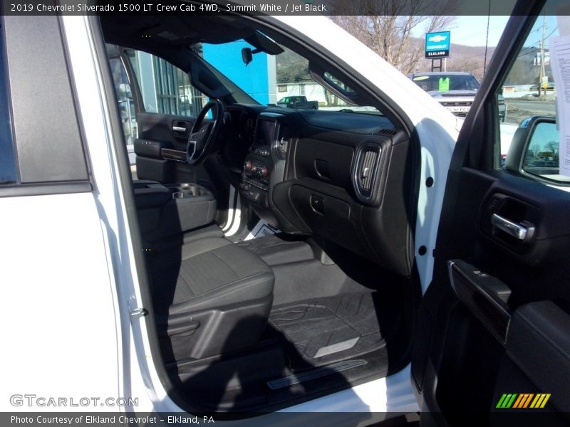 Summit White / Jet Black 2019 Chevrolet Silverado 1500 LT Crew Cab 4WD