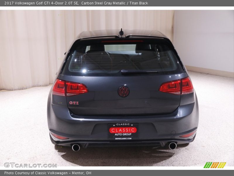 Carbon Steel Gray Metallic / Titan Black 2017 Volkswagen Golf GTI 4-Door 2.0T SE