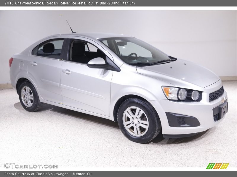 Silver Ice Metallic / Jet Black/Dark Titanium 2013 Chevrolet Sonic LT Sedan