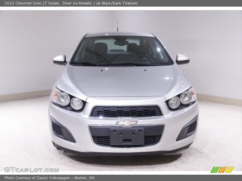 Silver Ice Metallic / Jet Black/Dark Titanium 2013 Chevrolet Sonic LT Sedan