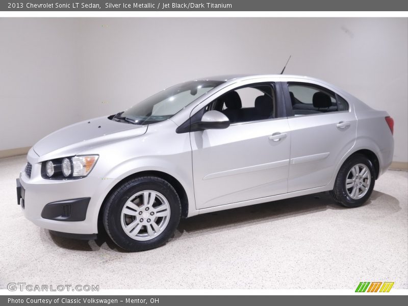 Silver Ice Metallic / Jet Black/Dark Titanium 2013 Chevrolet Sonic LT Sedan