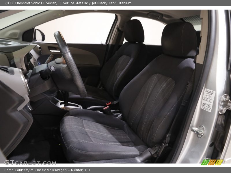Silver Ice Metallic / Jet Black/Dark Titanium 2013 Chevrolet Sonic LT Sedan