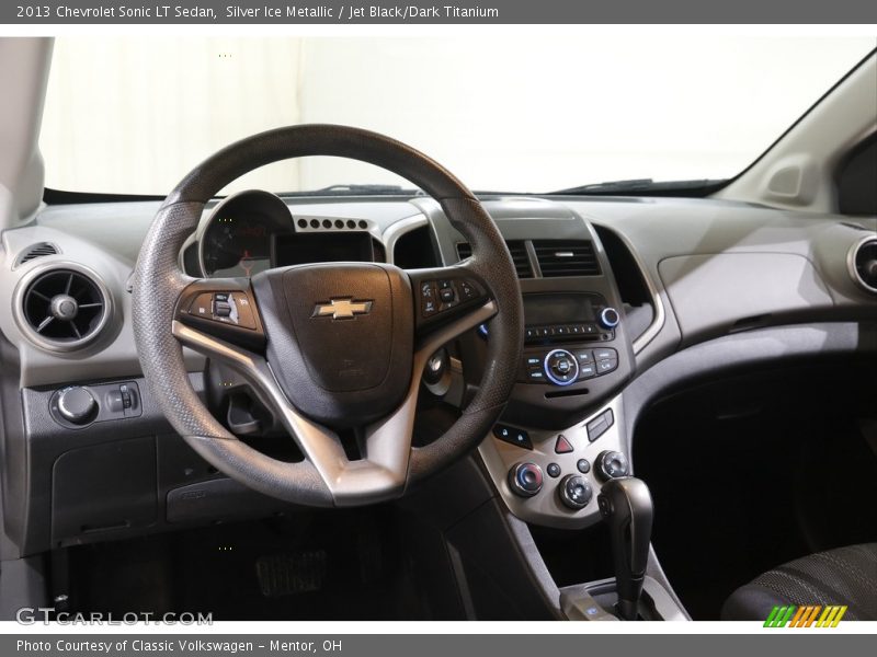 Silver Ice Metallic / Jet Black/Dark Titanium 2013 Chevrolet Sonic LT Sedan