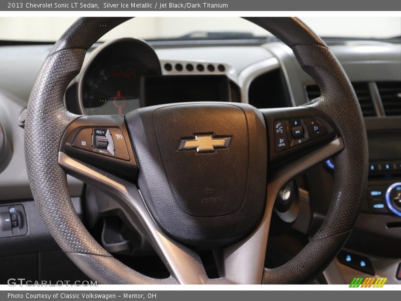 Silver Ice Metallic / Jet Black/Dark Titanium 2013 Chevrolet Sonic LT Sedan