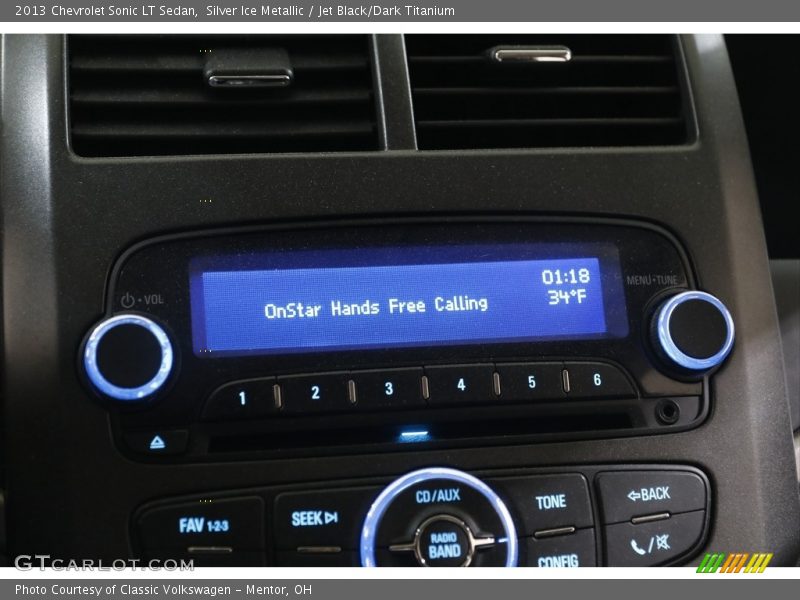 Silver Ice Metallic / Jet Black/Dark Titanium 2013 Chevrolet Sonic LT Sedan