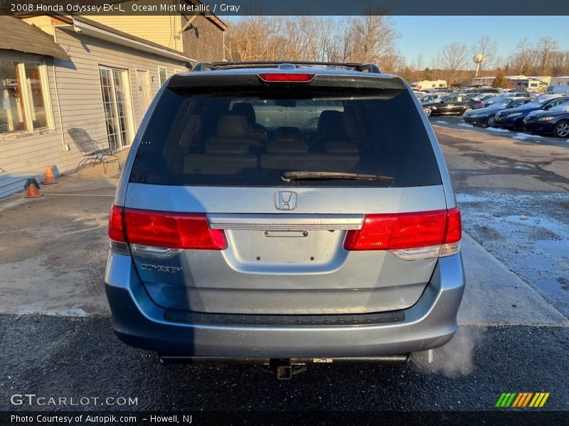 Ocean Mist Metallic / Gray 2008 Honda Odyssey EX-L