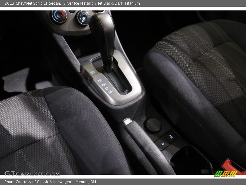 Silver Ice Metallic / Jet Black/Dark Titanium 2013 Chevrolet Sonic LT Sedan