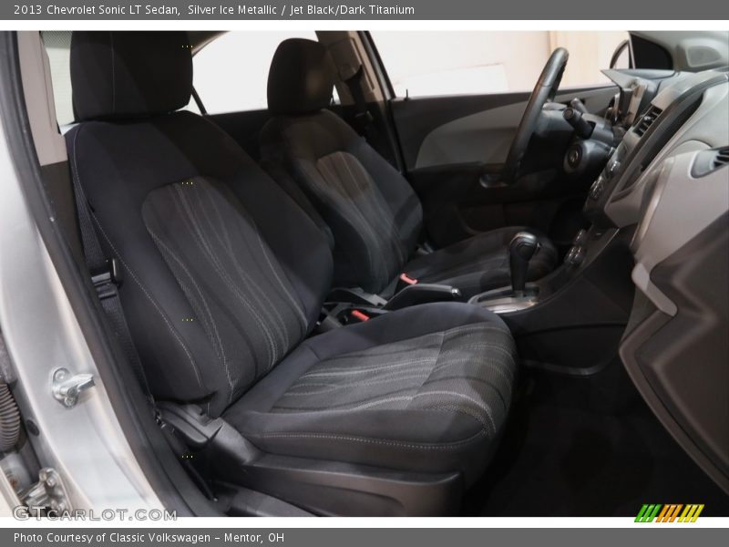 Silver Ice Metallic / Jet Black/Dark Titanium 2013 Chevrolet Sonic LT Sedan