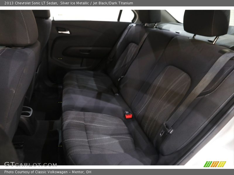 Silver Ice Metallic / Jet Black/Dark Titanium 2013 Chevrolet Sonic LT Sedan