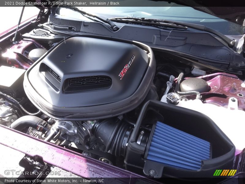 Hellraisin / Black 2021 Dodge Challenger R/T Scat Pack Shaker