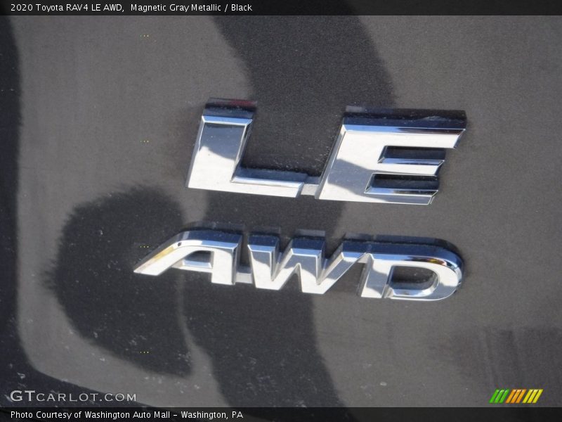 Magnetic Gray Metallic / Black 2020 Toyota RAV4 LE AWD