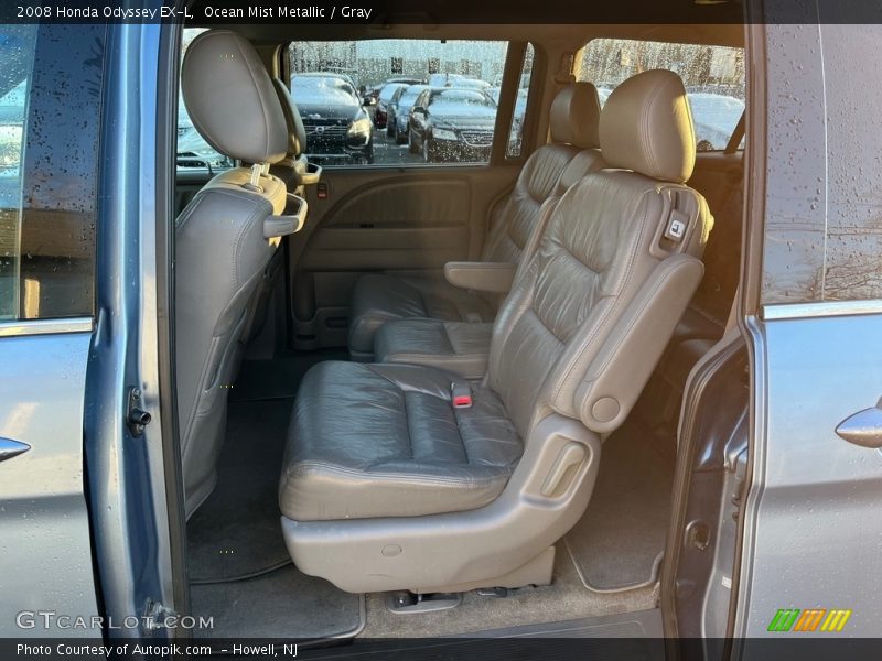 Ocean Mist Metallic / Gray 2008 Honda Odyssey EX-L