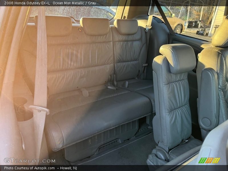 Ocean Mist Metallic / Gray 2008 Honda Odyssey EX-L