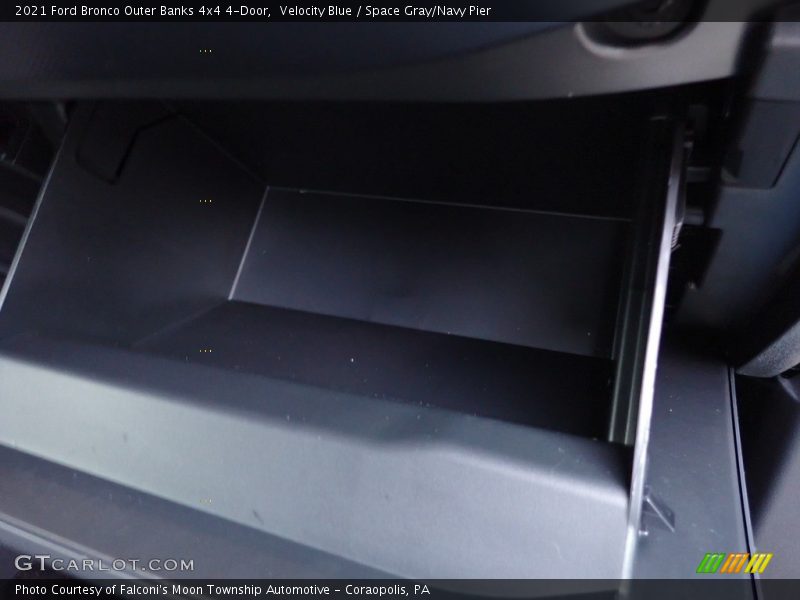 Velocity Blue / Space Gray/Navy Pier 2021 Ford Bronco Outer Banks 4x4 4-Door