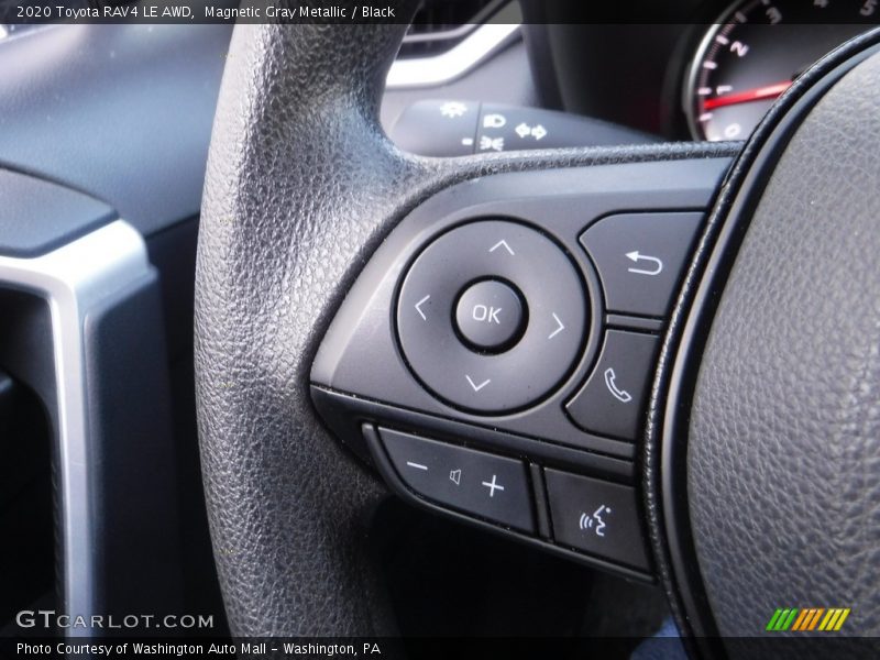 Magnetic Gray Metallic / Black 2020 Toyota RAV4 LE AWD