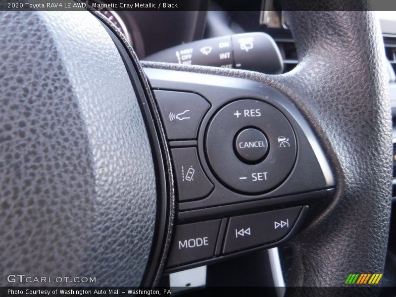 Magnetic Gray Metallic / Black 2020 Toyota RAV4 LE AWD