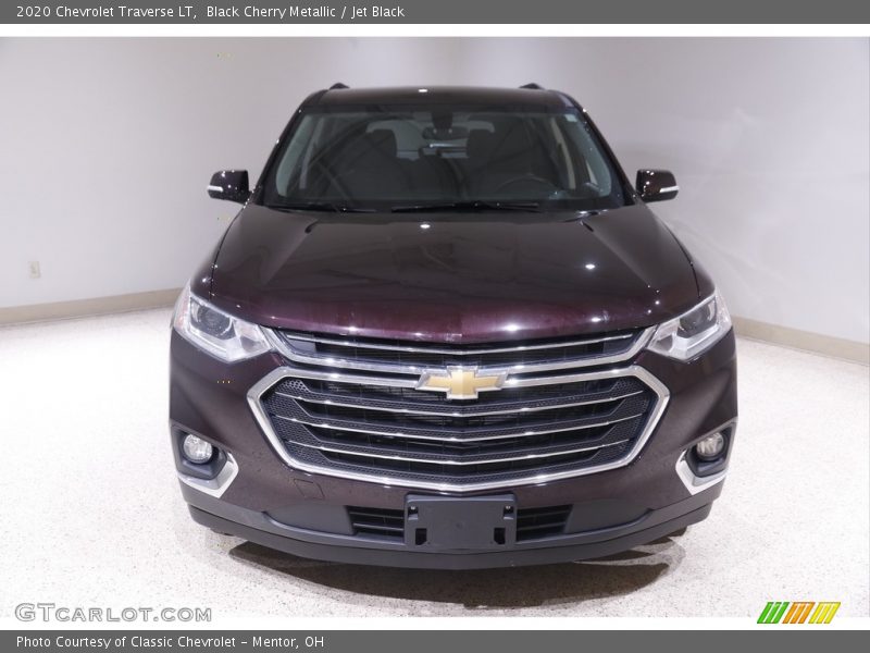 Black Cherry Metallic / Jet Black 2020 Chevrolet Traverse LT