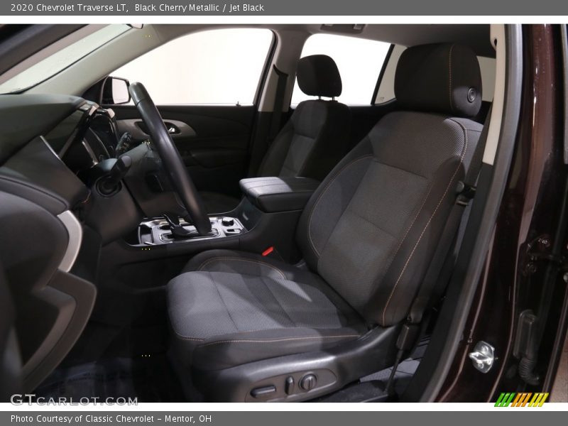 Black Cherry Metallic / Jet Black 2020 Chevrolet Traverse LT