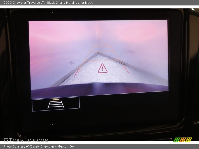 Black Cherry Metallic / Jet Black 2020 Chevrolet Traverse LT