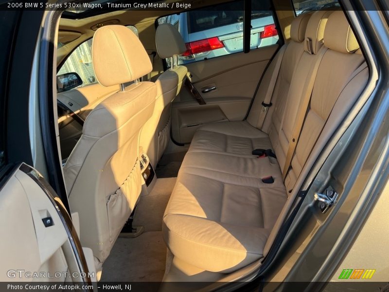 Titanium Grey Metallic / Beige 2006 BMW 5 Series 530xi Wagon