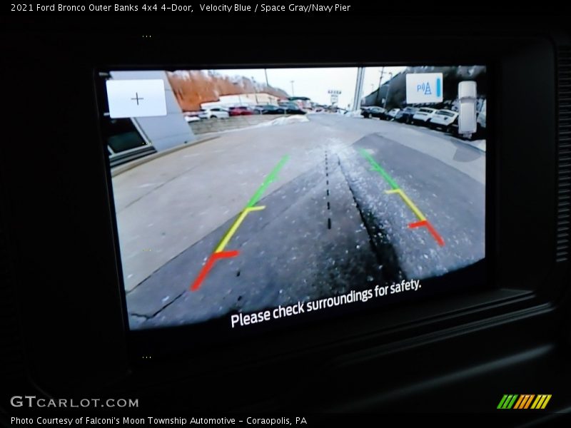 Velocity Blue / Space Gray/Navy Pier 2021 Ford Bronco Outer Banks 4x4 4-Door