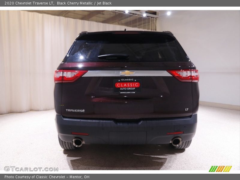Black Cherry Metallic / Jet Black 2020 Chevrolet Traverse LT