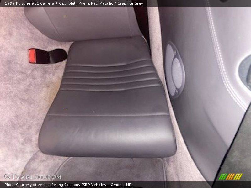 Arena Red Metallic / Graphite Grey 1999 Porsche 911 Carrera 4 Cabriolet
