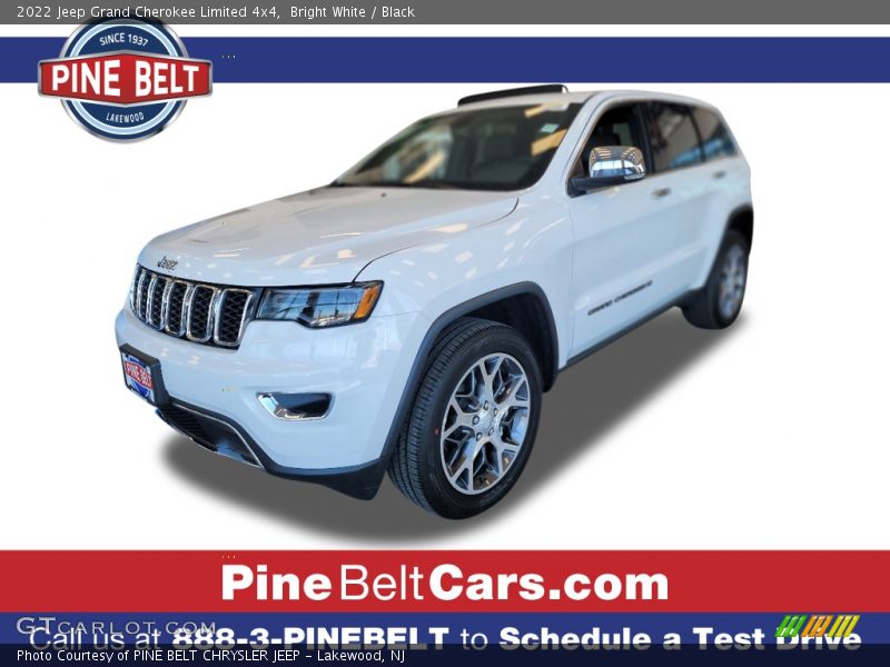 Bright White / Black 2022 Jeep Grand Cherokee Limited 4x4