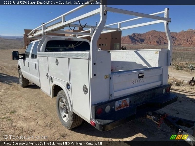 Oxford White / Steel 2016 Ford F350 Super Duty XLT Crew Cab 4x4